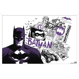 Trends International DC Comics Batman: Gotham Inked - Group Framed Wall Poster Prints - 1 of 4