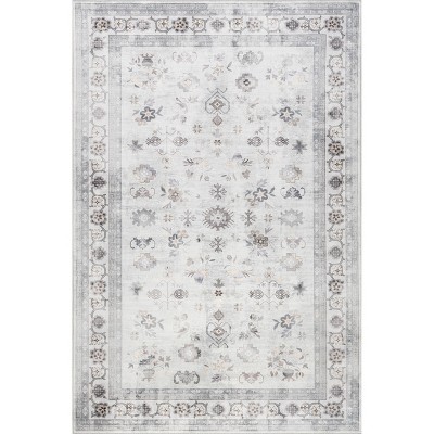 Nuloom Dayflower Vintage Pet Friendly Machine Washable Area Rug