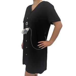 Rise Up and Recover Mastectomy Shirt with Side Drain Openings Breast Cancer Gifts for Women - 1 of 4