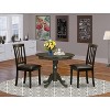 Kitchen Table Set with 2 Chairs - Dining Table and Chair Set for Small Spaces - 2 of 4
