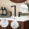 Bathroom Vanity With Ceramic Sink,Bathroom Storage Cabinet With 4 Sturdy Iron Legs,2 Soft-Closing Doors And Large Storage Space -Maison Boucle - 4 of 4
