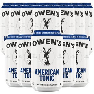 Owen’s Craft Mixers | American Tonic Water | Handcrafted in the USA with Premium Ingredients | Vegan & Gluten-Free Soda Mocktail and Cocktail Mixer - 1 of 3