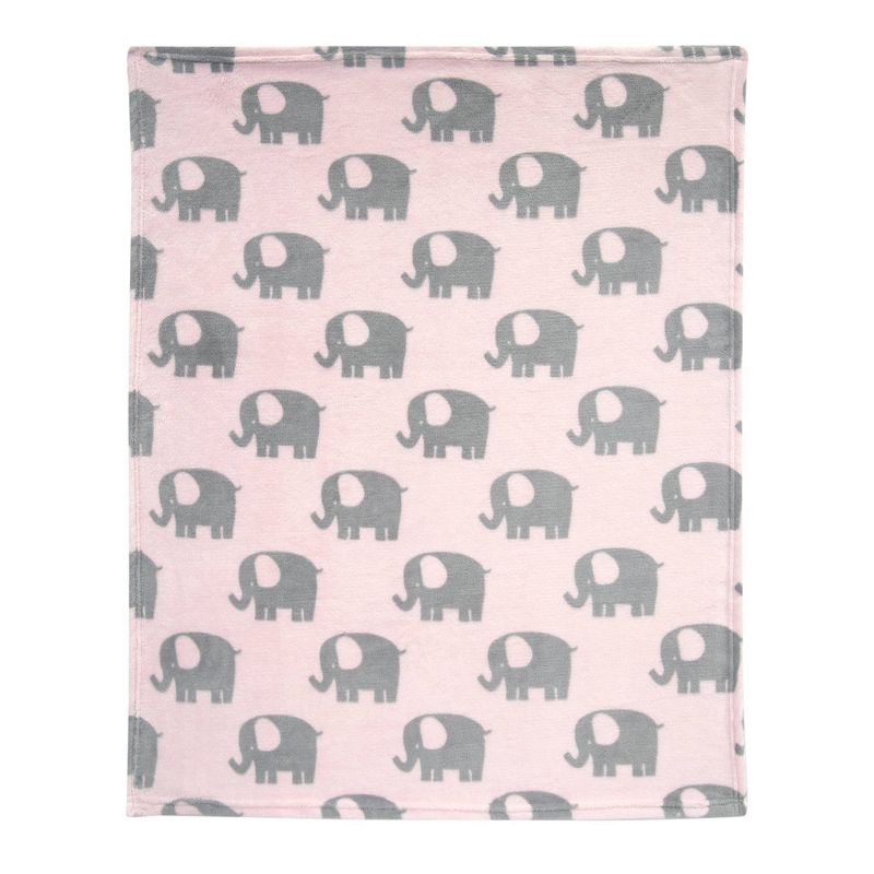 Bedtime Originals Soft Plush Baby Blanket - Eloise Elephant, 3 of 5