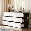 Famapy Modern Black and White 9 Drawers Dresser Sleek Chest of Drawers - 2 of 4