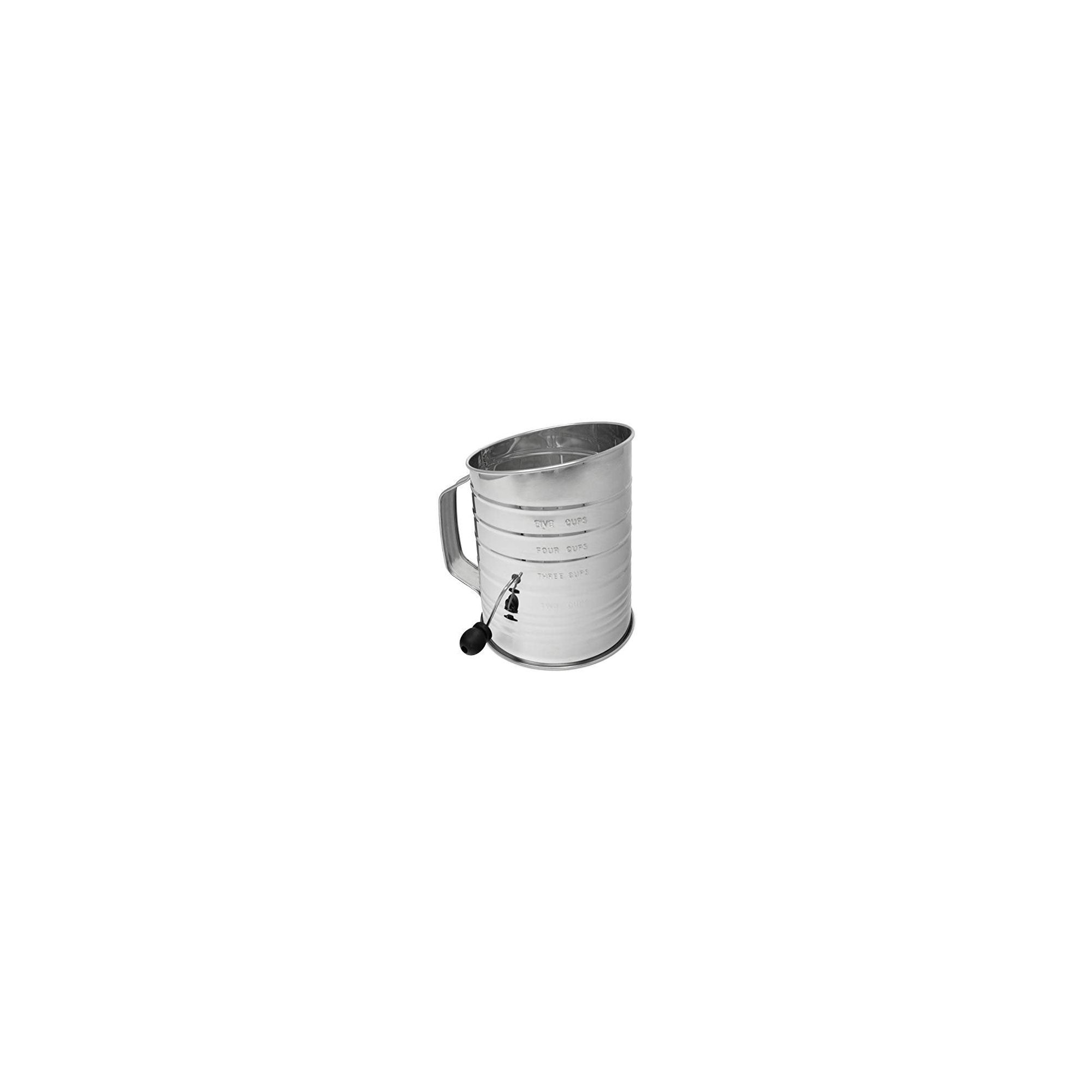 Norpro 3-Cup Stainless Steel Rotary Crank Flour Sifter