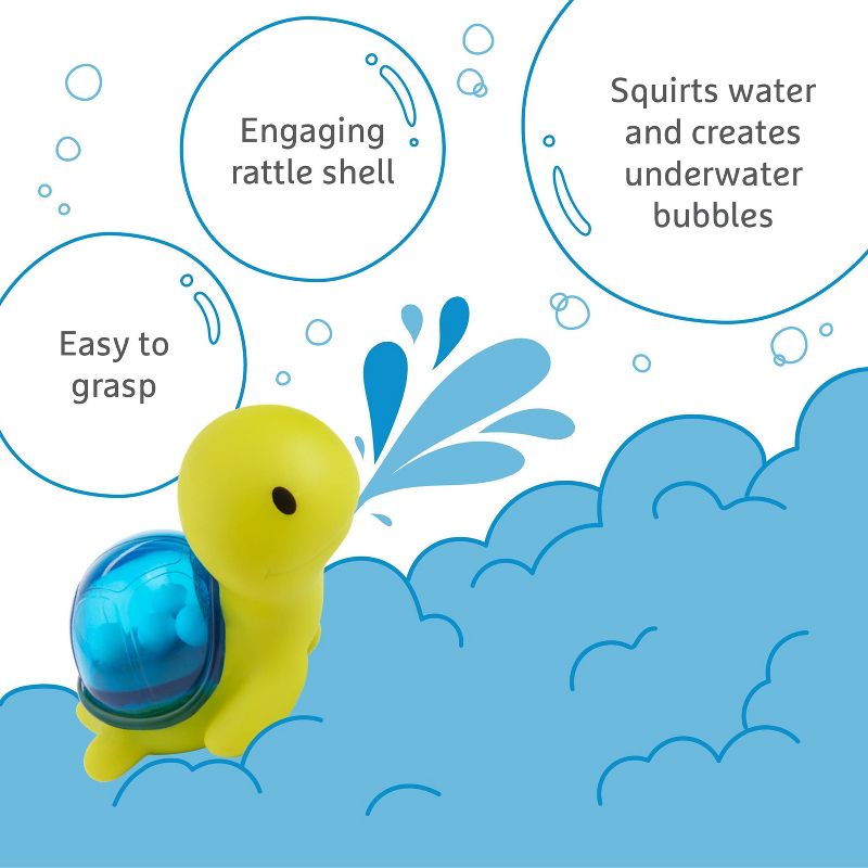 Munchkin Bath Rattle Squirts - Fun Sensory Bath Toys for Babies &#38; Toddlers - 2pk, 2 of 7