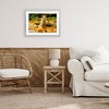 Stupell Industries Sleepy Fall Fox in Autumn Framed Print Under Glass, Gray, 20" x 14" - 3 of 4