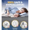 Aoibox Waterproof Mattress Protector Gray Queen Size Ultra Soft Breathable 3D Air Hypoallergenic Fit 6-21 Inch - 3 of 4
