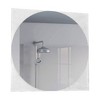 FONTOI Square Wall Mirror Modern Sandblasted Edge Design Decorative Accent Mirror for Bathroom Bedroom or Living Room, Clear, 0.74"*23.62"*23.62" - 3 of 4
