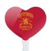Harry Potter Gryffindor Quidditch Arch Heart Love Cupcake Picks Toppers Decoration Set of 6 - 2 of 3
