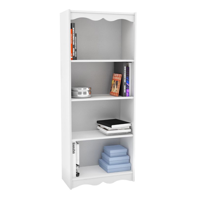 48" Hawthorn Tall Bookcase White - Corliving&#174;, 1 of 4