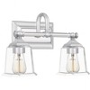 Quoizel Lighting Nicholas 2 - Light Vanity in  Polished Chrome - 3 of 4
