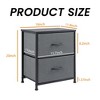 Metal Frame Dresser with Wood Top - 2 of 4