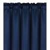 Kate Aurora Lux Living Complete 9 Piece Semi Sheer Rod Pocket Window Curtain & Valance Set - 2 of 4