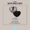 Martha Stewart 2pk Love Check Gingham Hearts Shaped Pot Holder Set - 4 of 4