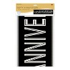 Beistle Plastic Jumbo Happy Anniv Yard Sign, 11.75" x 3' 11", (1/Pkg) Multicolored - 3 of 3