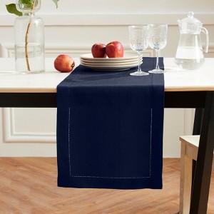 Solino Home Linen Hemstitch Table Runner | Sonoma - 1 of 4