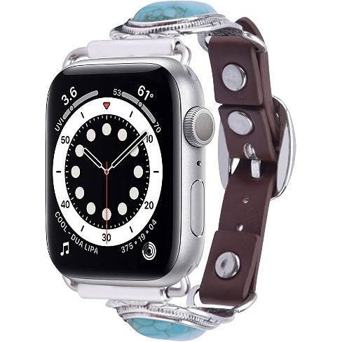 Leopard Print Women Band For iWatch 38 42 41mm For Apple Watch Strap Series  8 Ultra SE 7 6 5 40 44 45mm Stainless Steel Bracelet