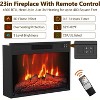 Electric Fireplace TV Stand for 65TV,Farmhouse Entertainment Center with Storage Cabinets,Modern Media Console Table with Sliding Barn Doors - 4 of 4