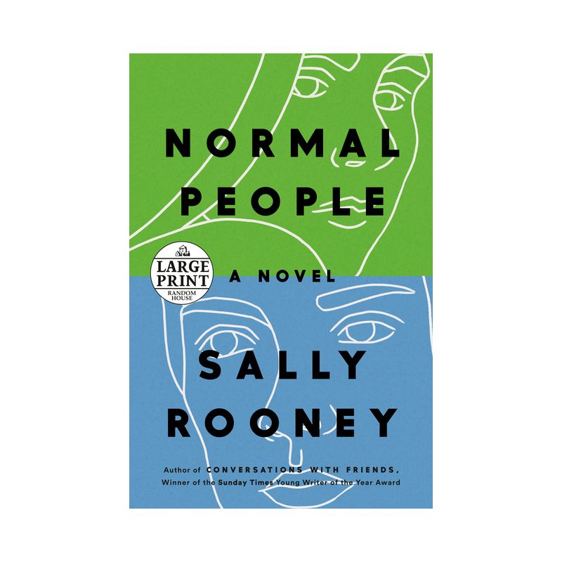 Normal People - Large Print by  Sally Rooney (Paperback), 1 of 2