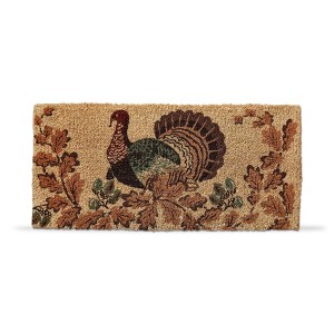 tag 1'6"x3'3" Autumn Turkey Rectangle Indoor/Outdoor Estate Coir Door Welcome Mat Brown - 1 of 2