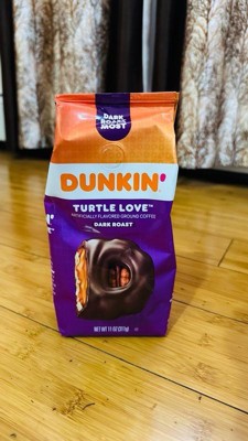 Dunkin Turtle Love Dark Roast Coffee - 11oz : Target