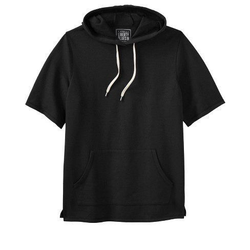 Cut off sleeve outlet hoodie