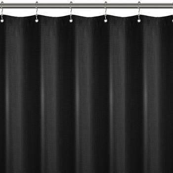 Waffle Weave Fabric Shower Curtain - LiBa