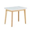 NicBex Dining Table 35.4" Modern Foldable Dining Table with Rubber Wooden Legs for Kitchen, Dining Room - 4 of 4