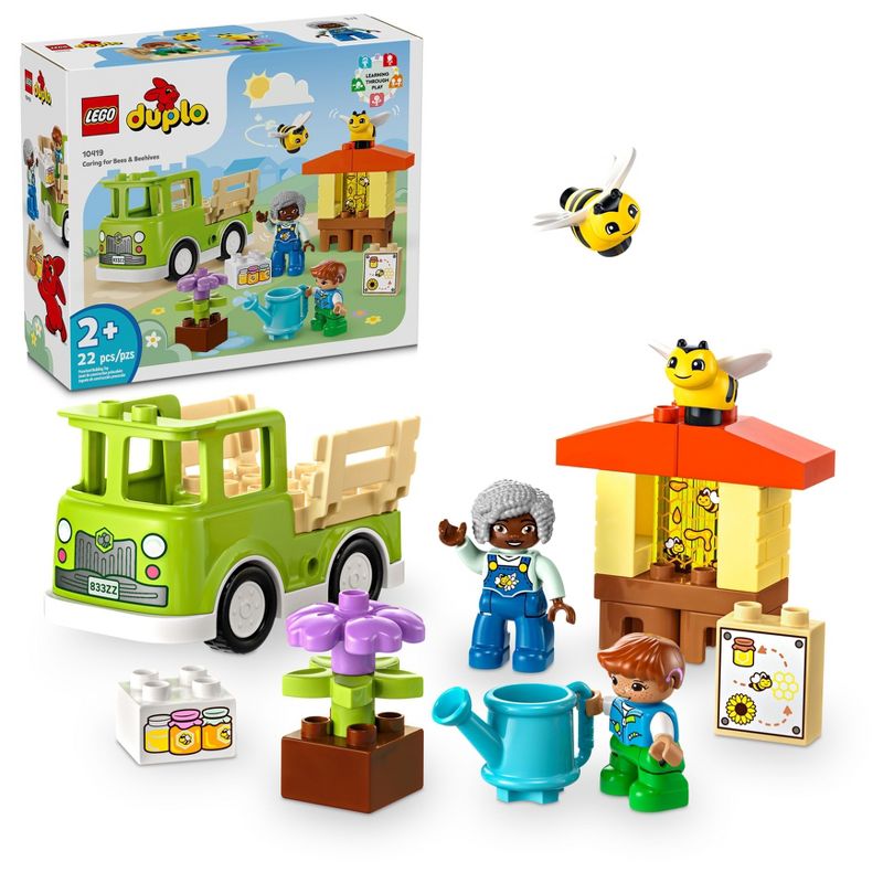 LEGO DUPLO Town Caring for Bees &#38; Beehives Toy 10419, 1 of 9