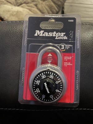 Master Lock Padlock, Set Your Own Combination Luggage Lock, 1-3/16 Wide,  647d : Target