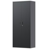 71" Tall Metal Storage Cabinet, Heavy Duty Lockable Cabinet with Doors & 4 Adjustable Shelves,  for Pantry, Garage, Office - 3 of 4