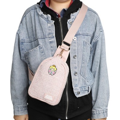 Super Mario Bros: The Movie Super Mario Brothers Princess Peach Sling Bag With Adjustable Strap — фото 7