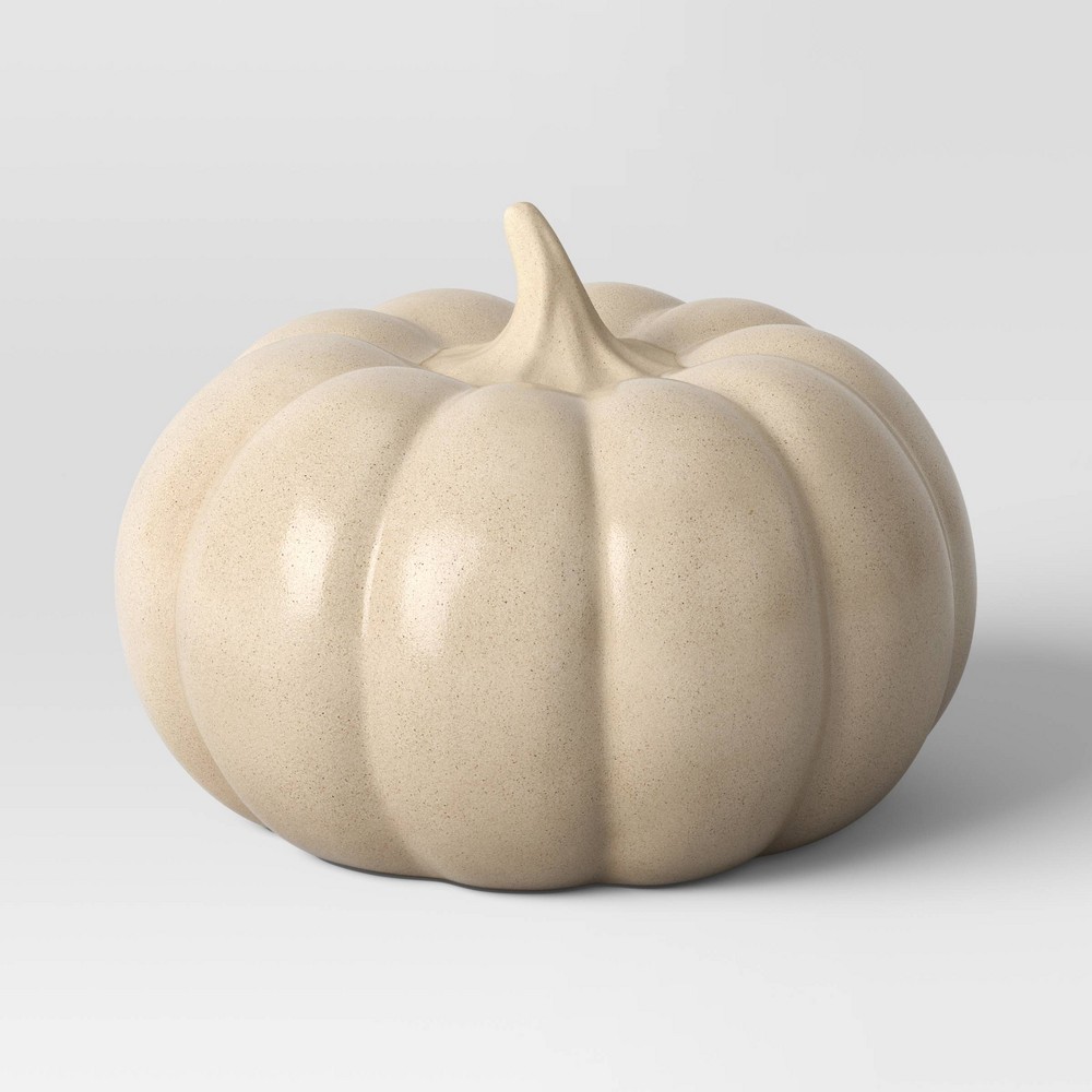 Medium Ceramic Pumpkin Cream - Threshold