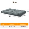 JOEJOY  Super Soft Calming Pet Bed, Reversible Plush Mat with Anti-Slip Base, Comfortable Pad for Dog Crate & Furniture Protection - 2 of 4