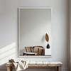 Lirago 38" x 26" Rectangle Hanging Bathroom Mirror with silver Scratch-Resistant Aluminum Alloy Frame - 2 of 4