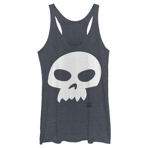 Women's Toy Story Sid Skull Racerback Tank Top - 1 of 3