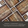 Pimpernel Lodge Placemats, Set of 4 Cork-Backed Table Mats Featuring Rustic Design, Easy to Clean & Maintain, Heat & Stain Resistant - 4 of 4