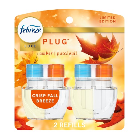 Febreze Luxe Plug Dual Refill Air Freshener - Crisp Fall Breeze - 1.75 fl oz/2ct - image 1 of 4