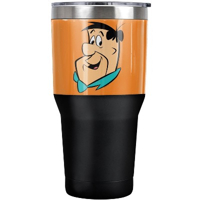 The Flintstones Fred Headshot Steel Tumbler 30oz Coffee Travel Mug