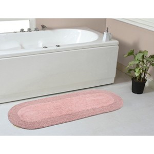 Double Ruffle Collection Cotton Ruffle Pattern Tufted Bath Rug - Home Weavers - 1 of 4
