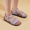 Aerothotic - Quinn Comfortable Braided Leather Platform Sandals with Arch Support - 3 of 3
