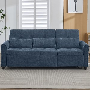 Whisen 82" 3-Seater 2-in-1 Sofa with Bed & Recliner - 1 of 4
