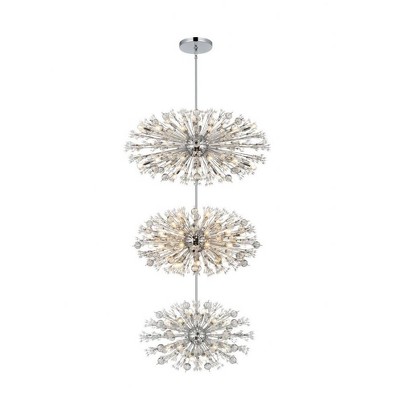 Elegant Lighting Vera 100 - Light Chandelier in  Chrome