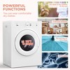 Simzlife 3.5 Cu. Ft. 1500W Compact Clothes Dryer, Stainless Steel Tumble Dryer - 4 of 4