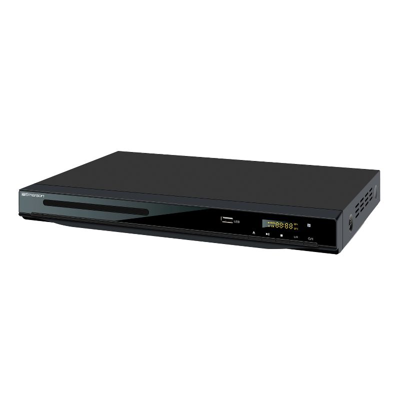Emerson® ED-8000 Standard DVD Player with HDMI® HD Upconversion and Remote, Black, 1 of 4