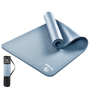 Gruper Thick Yoga Mat Non Slip, Large Size 72" L x 32" W x 0.6" TH, Premium Exercise & Fitness Mat with Carrying Strap and Bag, Workout Mats for Home - 1 of 4