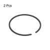 Unique Bargains Durable High Tensile Piston Ring Set 2 Pcs - 3 of 4