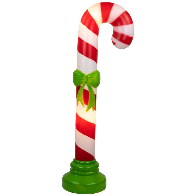 Northlight 42" Lighted Blow Mold Candy Cane Outdoor Christmas Decoration, 4 of 7