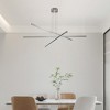 LOVMOR Pendant Lighting Fixture in Silver Integrated LED - 4 of 4